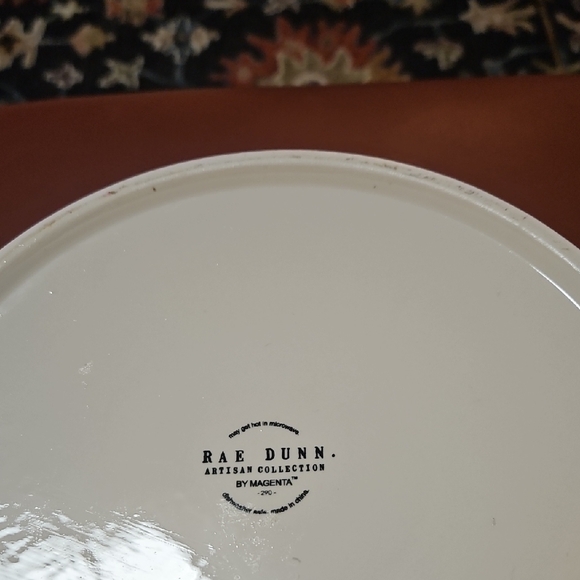 Rae Dunn Artisan Collection Ceramic Plate - Picture 3 of 5